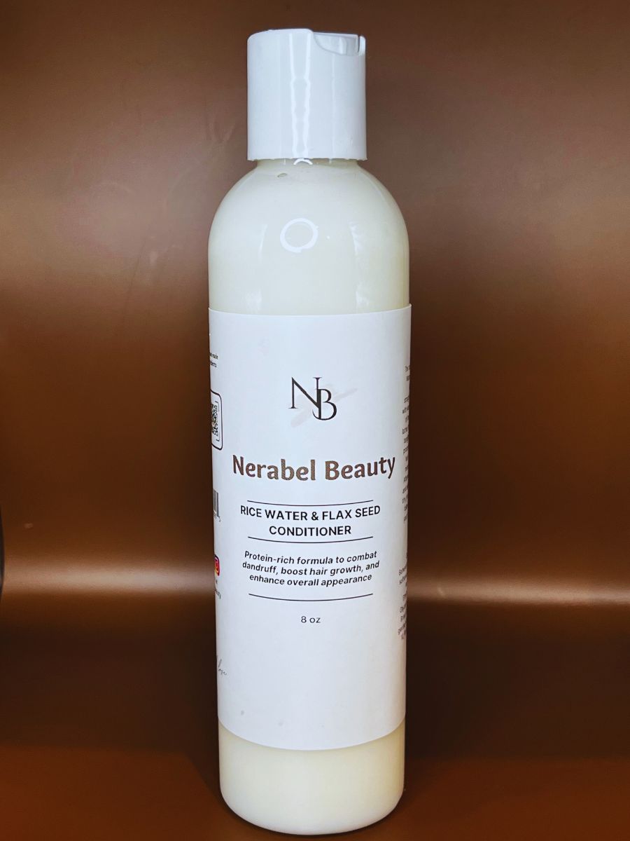 Rice Water & Flax Seed Conditioner (8 Oz)